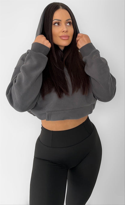 Loungewear Hood - Charcoal Grey