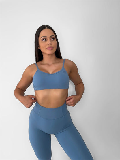 Luxe Form Leggings - Sky Blue
