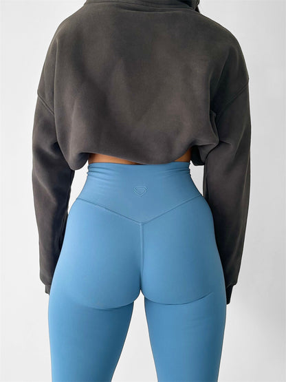 Luxe Form Leggings - Sky Blue