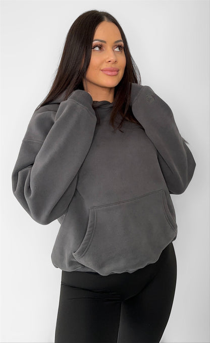 Loungewear Hood - Charcoal Grey