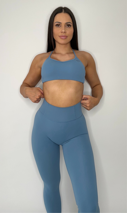 Luxe Form Leggings - Sky Blue