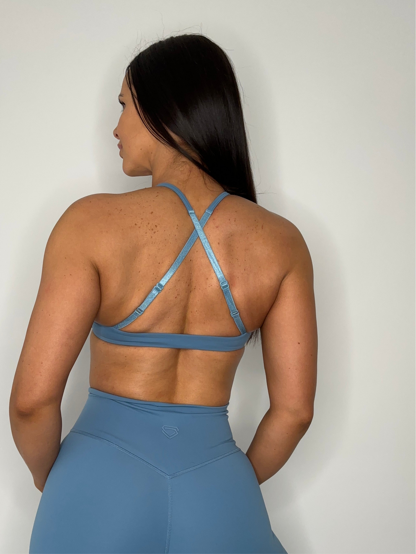 Luxe Form Leggings - Sky Blue