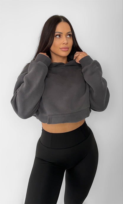 Loungewear Hood - Charcoal Grey
