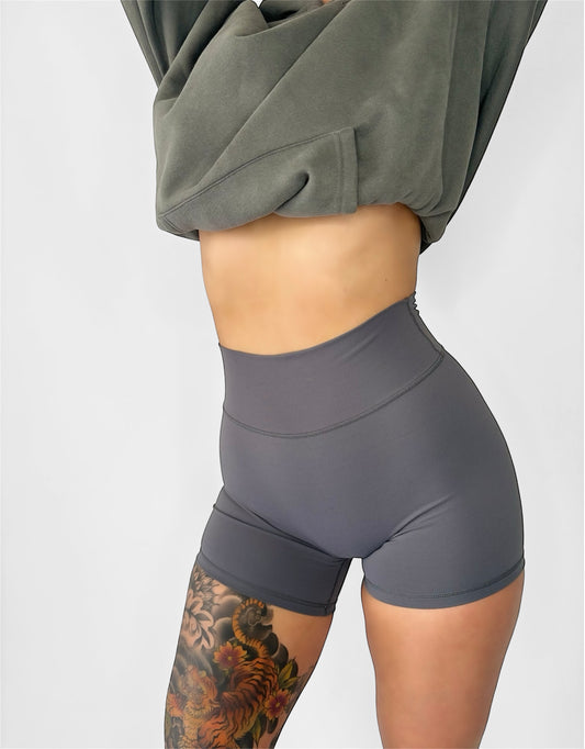 Luxe Form Shorts - Grey